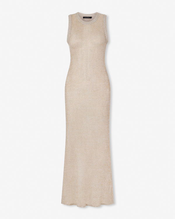 Magali Pascal VIOLETTE MAXI DRESS SILVER GOLD