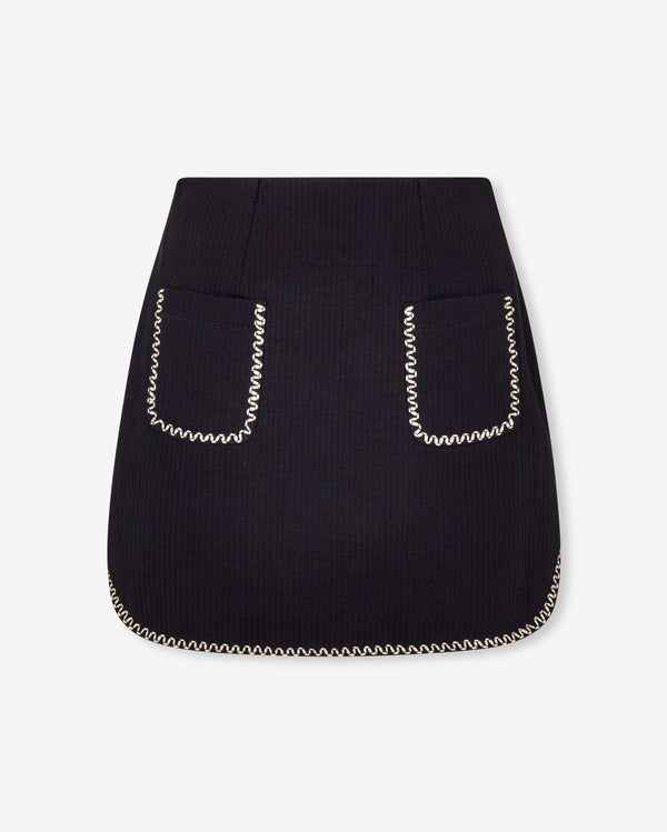 magali pascal VIVIANNE MINI SKIRT BLACK