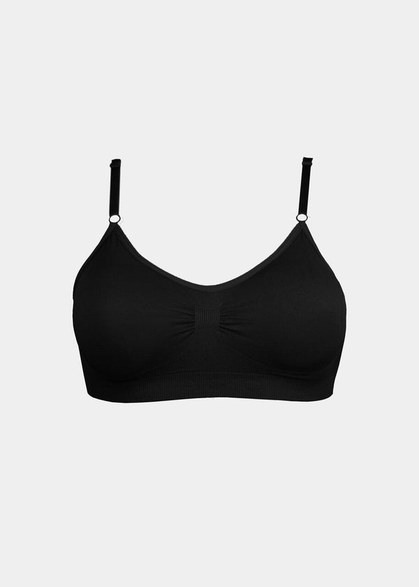 Magic Bodyfashion Bamboo Comfort Bra With Spaghetti Straps Mocha