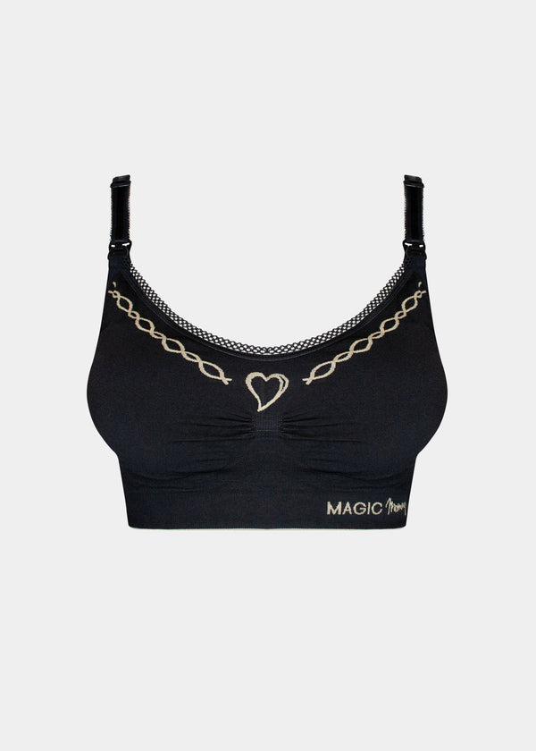 Magic Bodyfashion Fancy Mama Nursing Bra Black/Latte