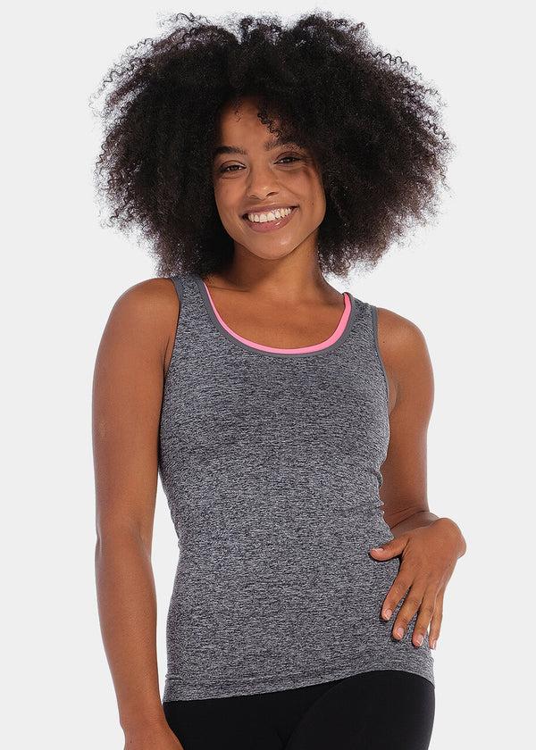 magic bodyfashion Active Bra Top Grey/Pink