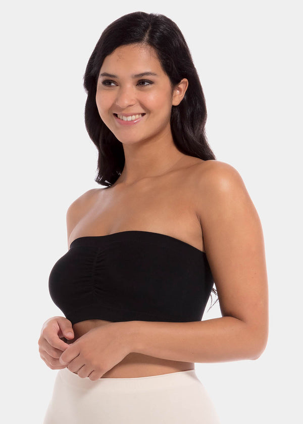 magic bodyfashion Bandeau Bra Bamboo Black