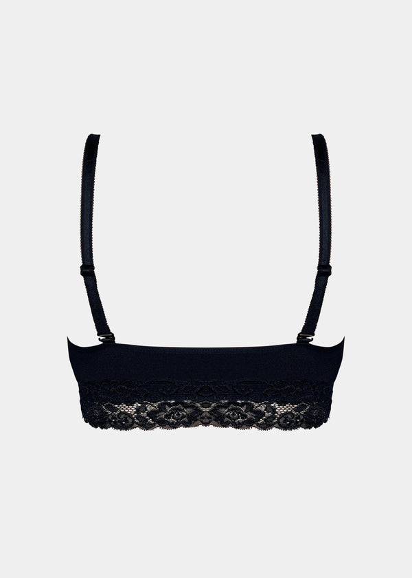 Magic Bodyfashion Comfort Bra Spaghetti Lace Black