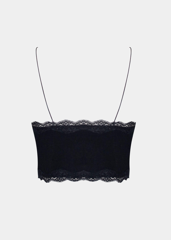 Magic Bodyfashion Cozy Crop Top Black
