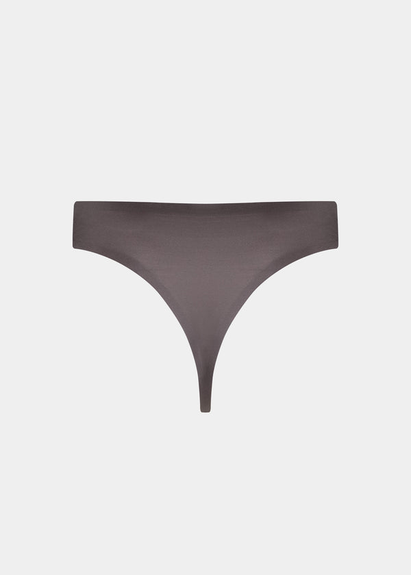 Magic Bodyfashion Gloss High Leg Thong Espresso