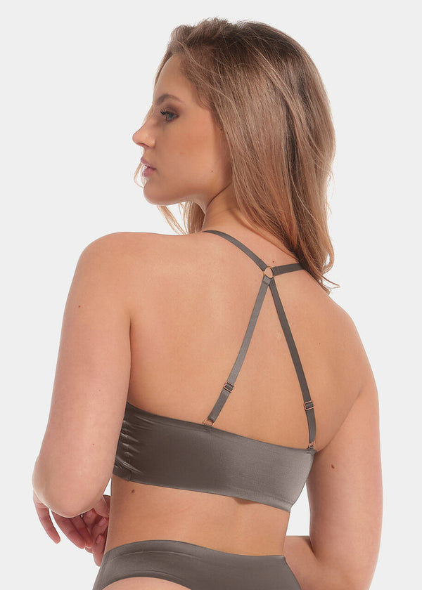 Magic Bodyfashion Gloss Scoop Bra Espresso