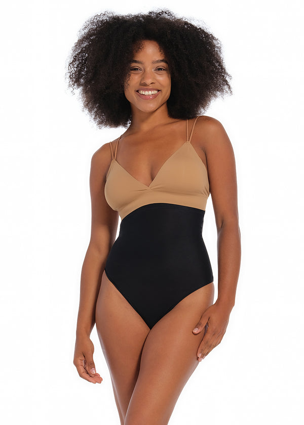 magic bodyfashion Hi Waist Thong Black