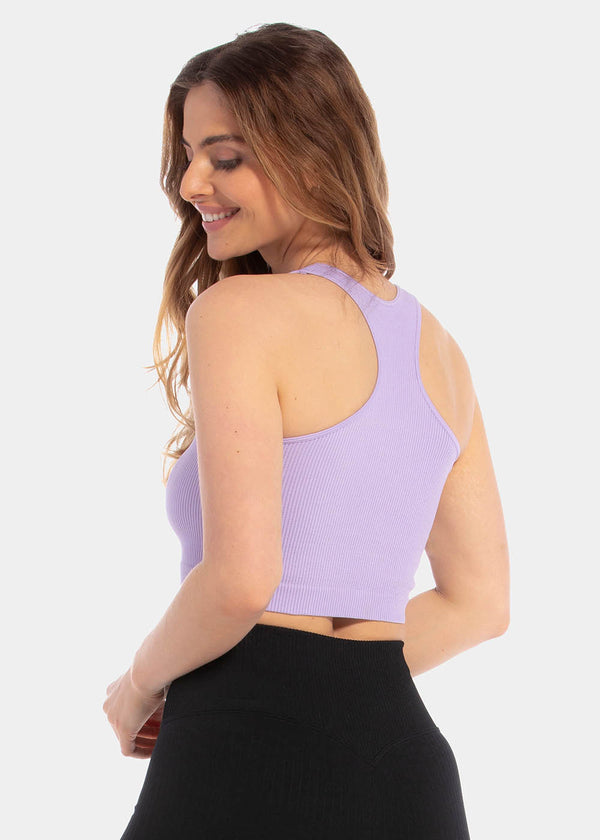 Magic Bodyfashion Lounge Crop Tanktop Green