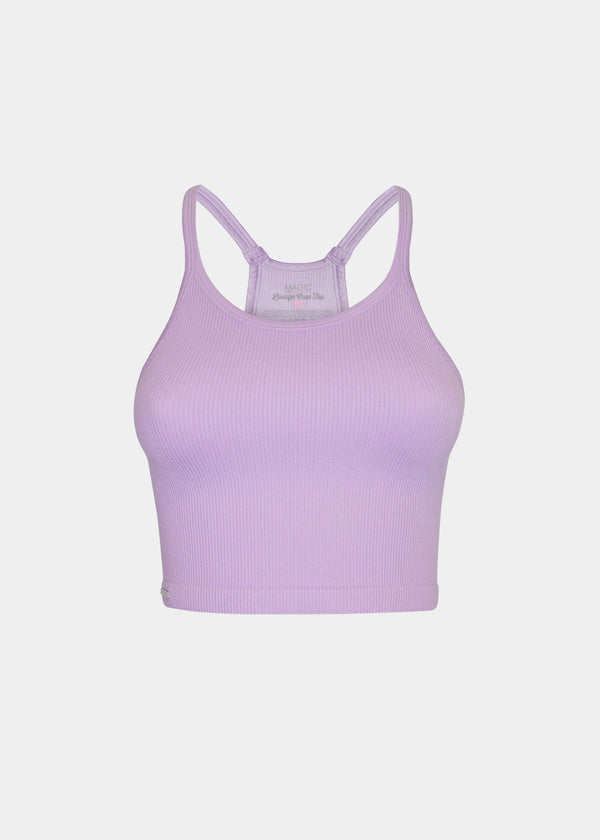 Magic Bodyfashion Lounge Crop Top Lavender