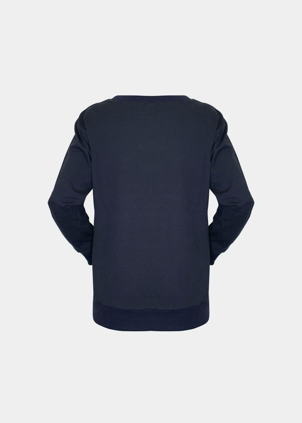 Magic Bodyfashion Lounge Sweater Navy Blue