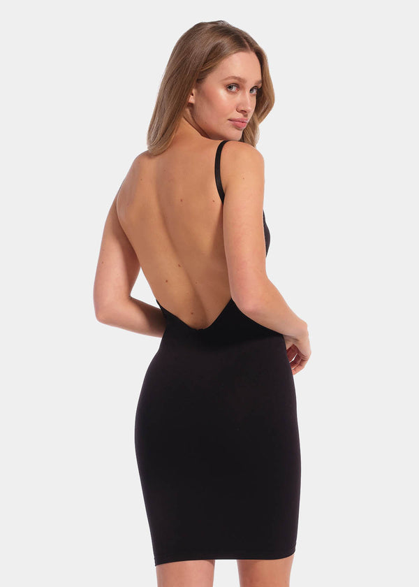 magic bodyfashion Low Back/ Low Front Dress Black
