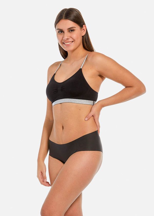 magic bodyfashion Salsa Bra Spaghetti Black