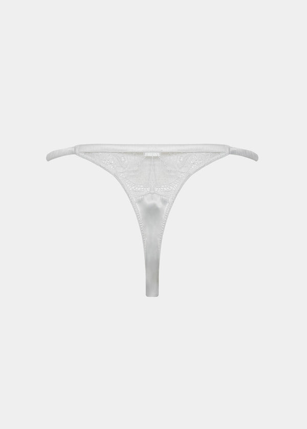 Magic Bodyfashion Satin Lace Thong Ivory