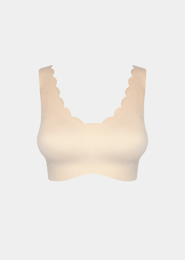 Magic Bodyfashion Scallop Bra Latte