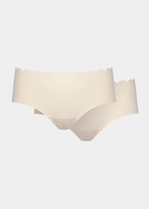 Magic Bodyfashion Scallop Hipster (2-pack) Latte