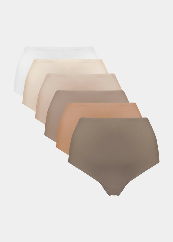 magic bodyfashion Panty Pack (6-pack) Nude Shades Combi