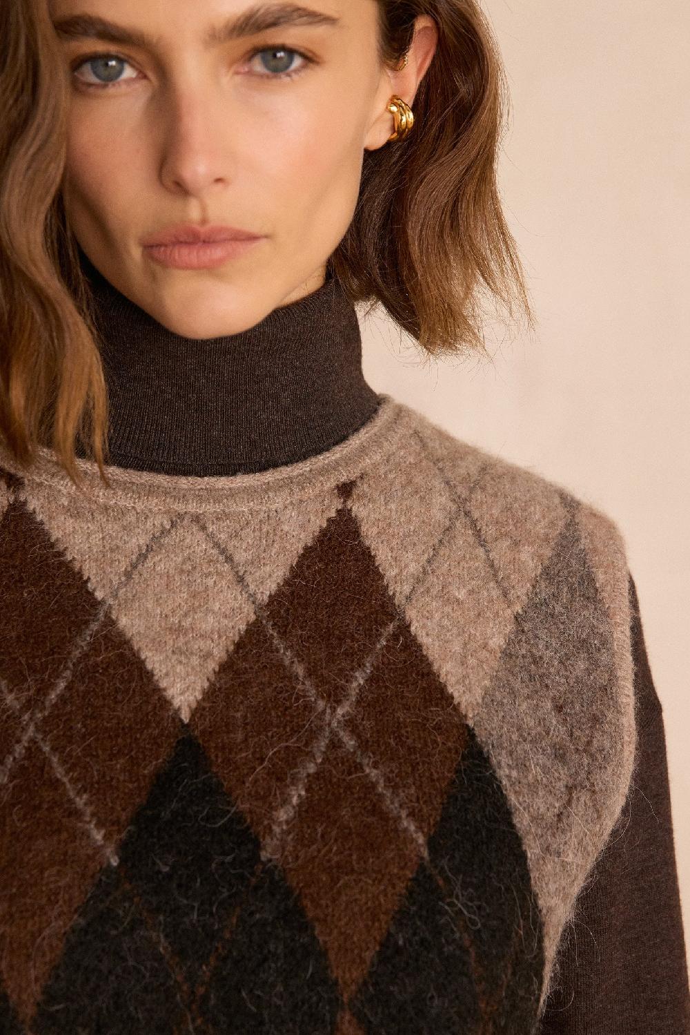 Maison 123 BENNY Sleeveless Jumper In Wool And Alpaca