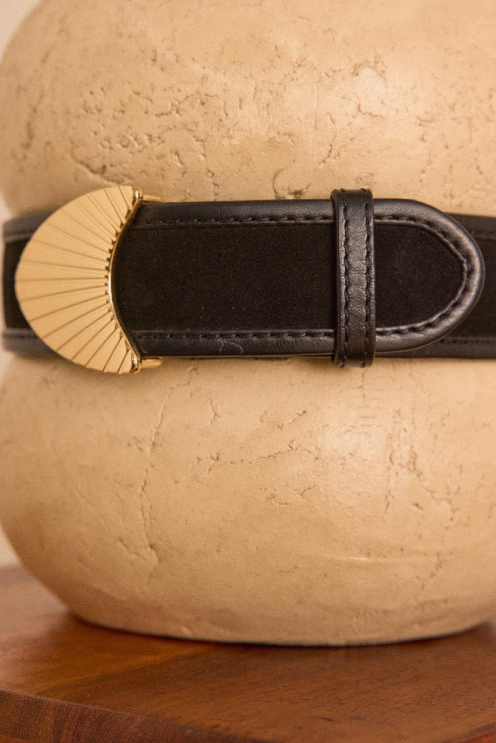 Maison 123 LEONARD Leather Belt With Jewellery Details