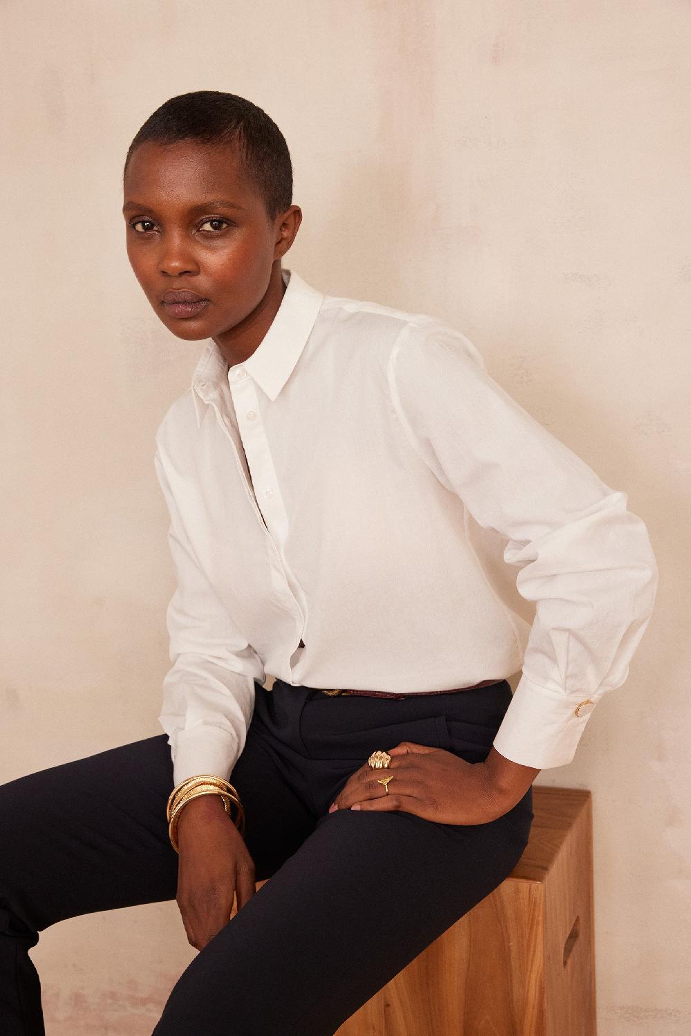 Maison 123 100% Cotton Shirt ESMERALDA