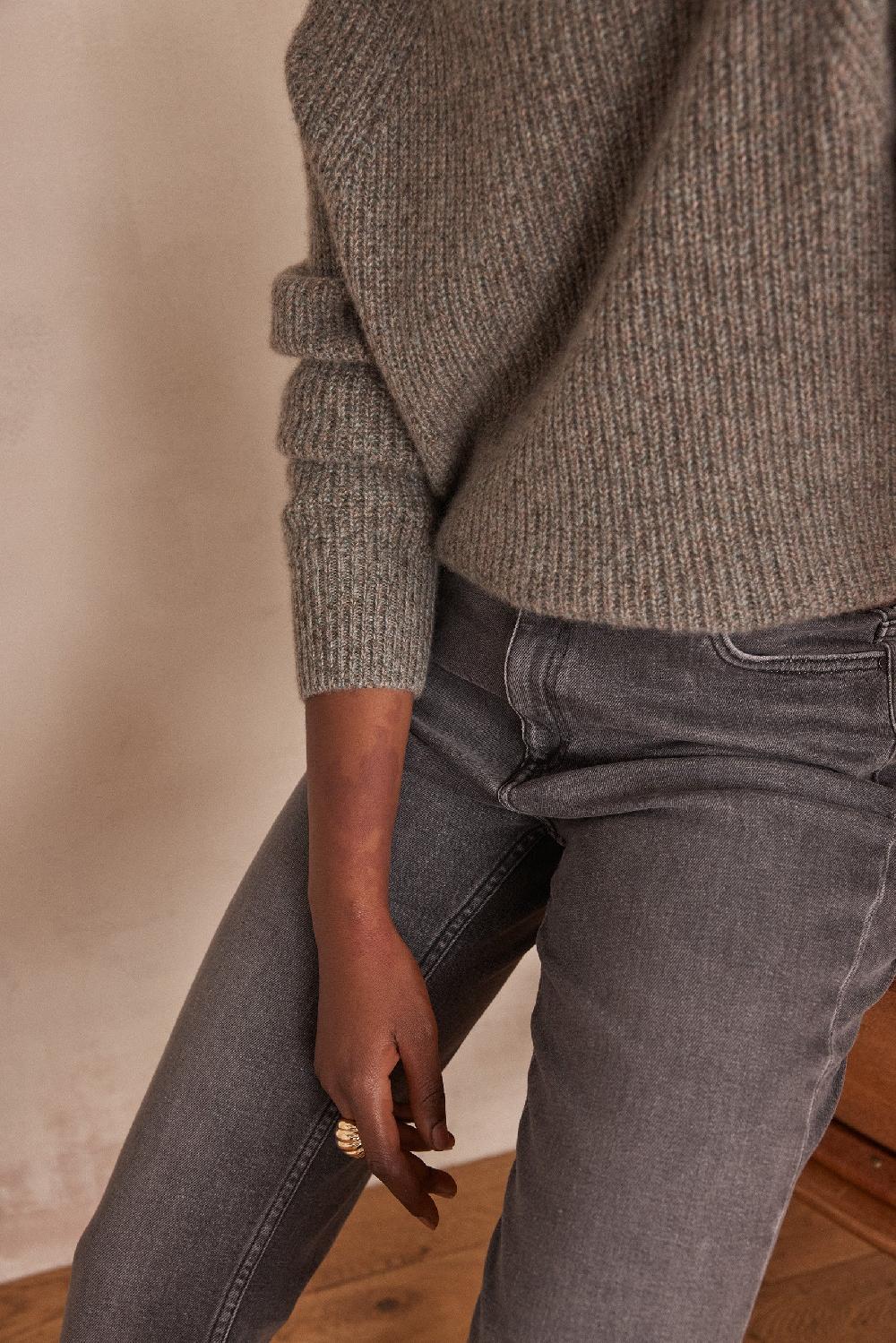 Maison 123 6-ply 100% Cashmere Ribbed Jumper BRUCE