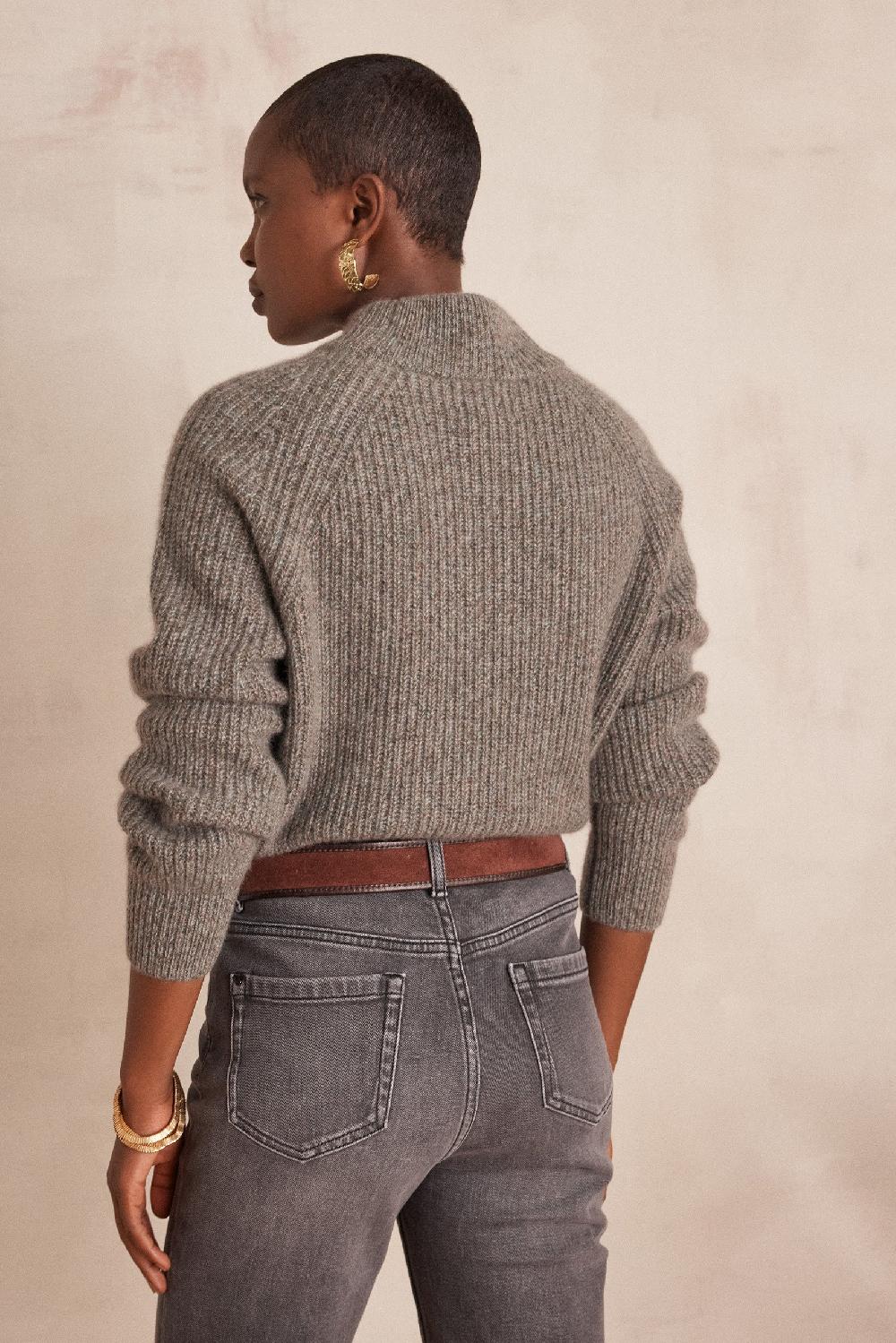 Maison 123 6-ply 100% Cashmere Ribbed Jumper BRUCE