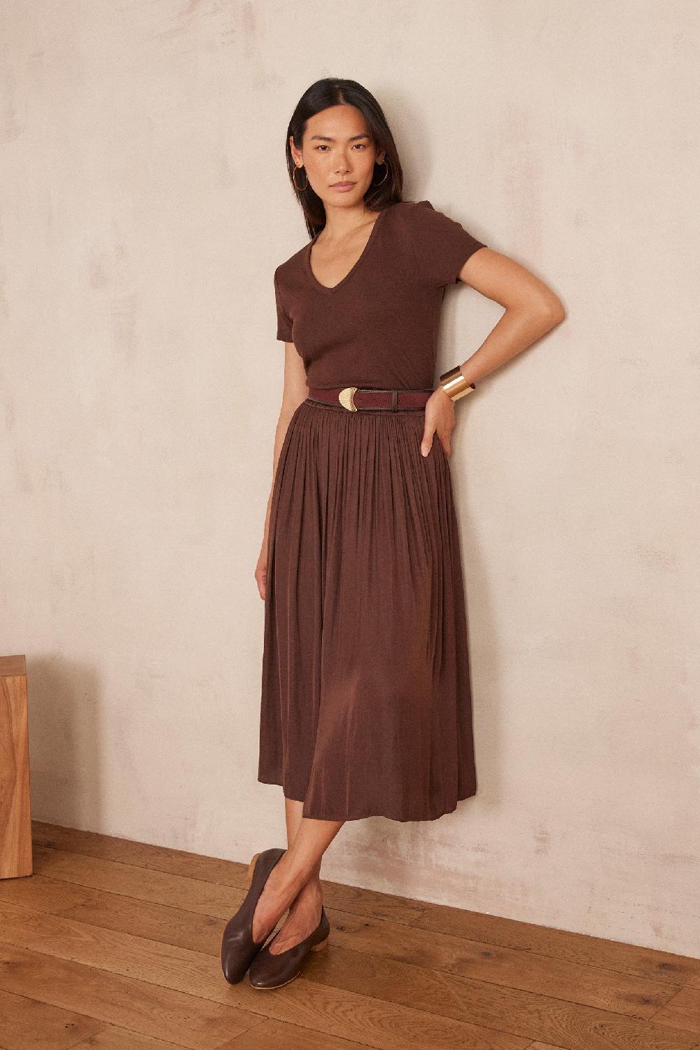 Maison 123 ADAM V-neck Cotton T-shirt