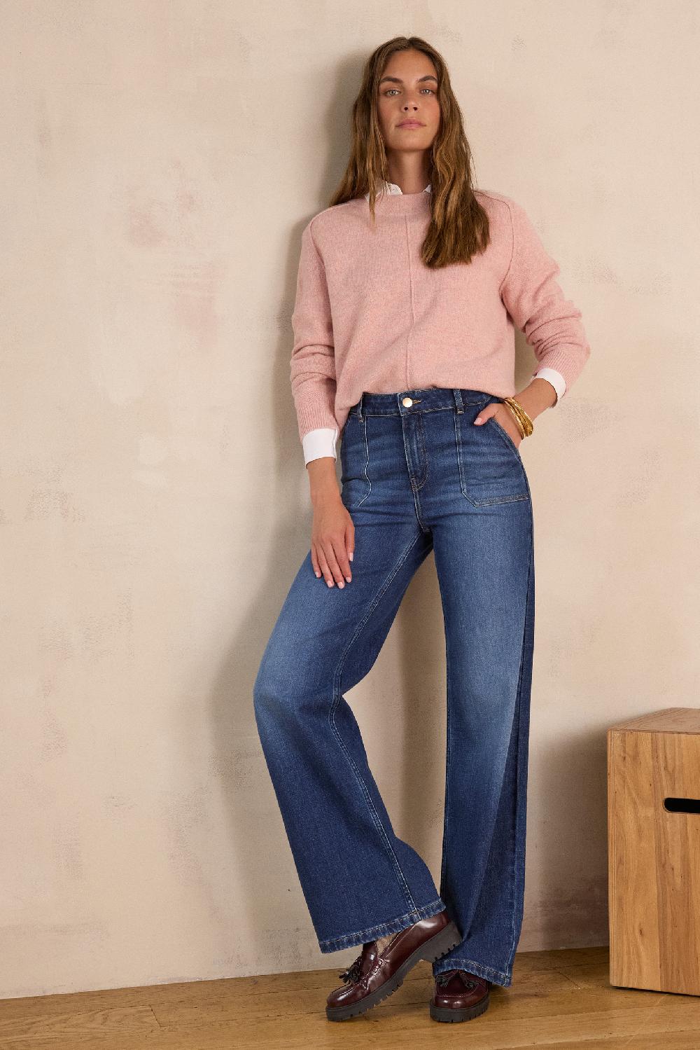 maison 123 ALESS wide-leg jeans in denim