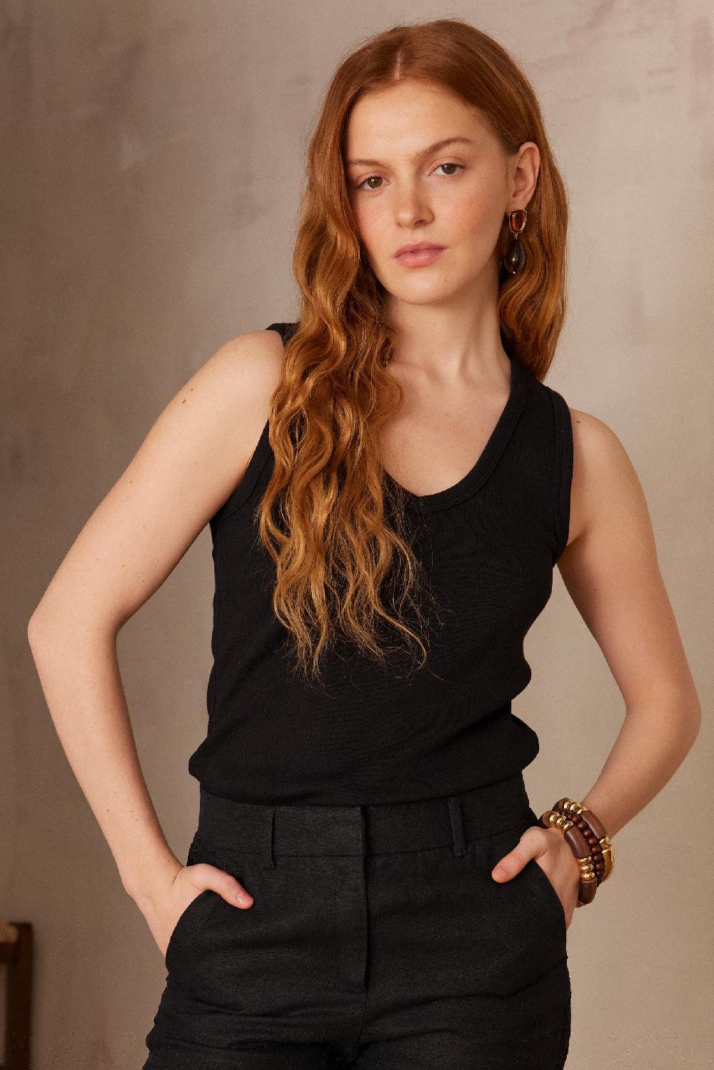 maison 123 ALPHONSE cotton tanktop