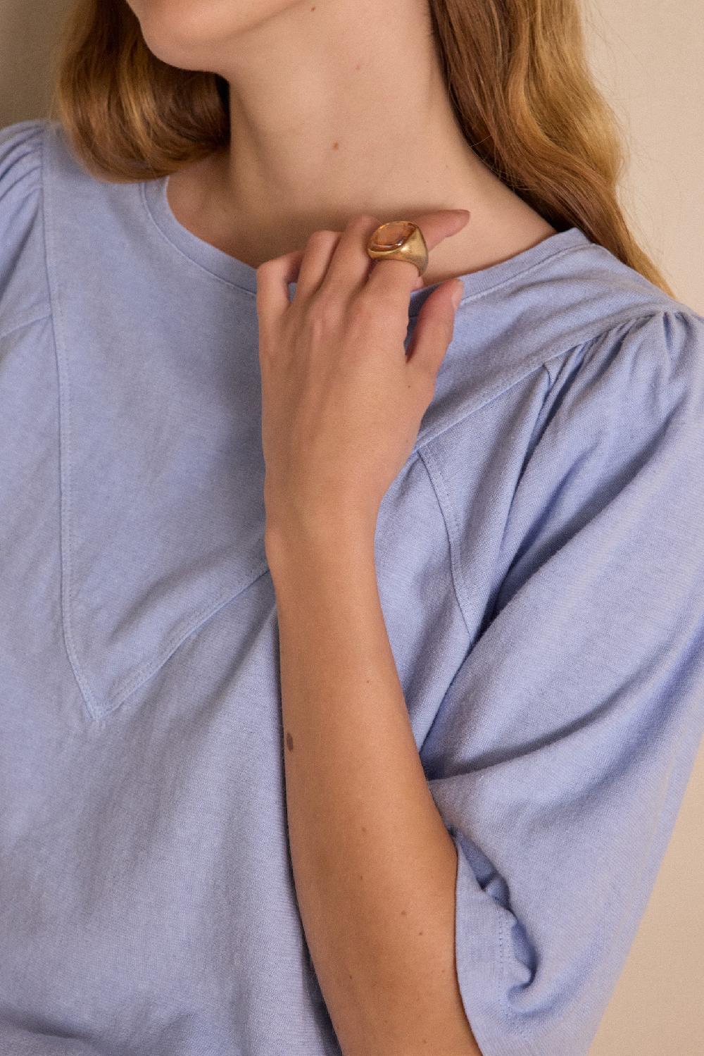 Maison 123 ANGELE T-shirt In Hemp And Cotton