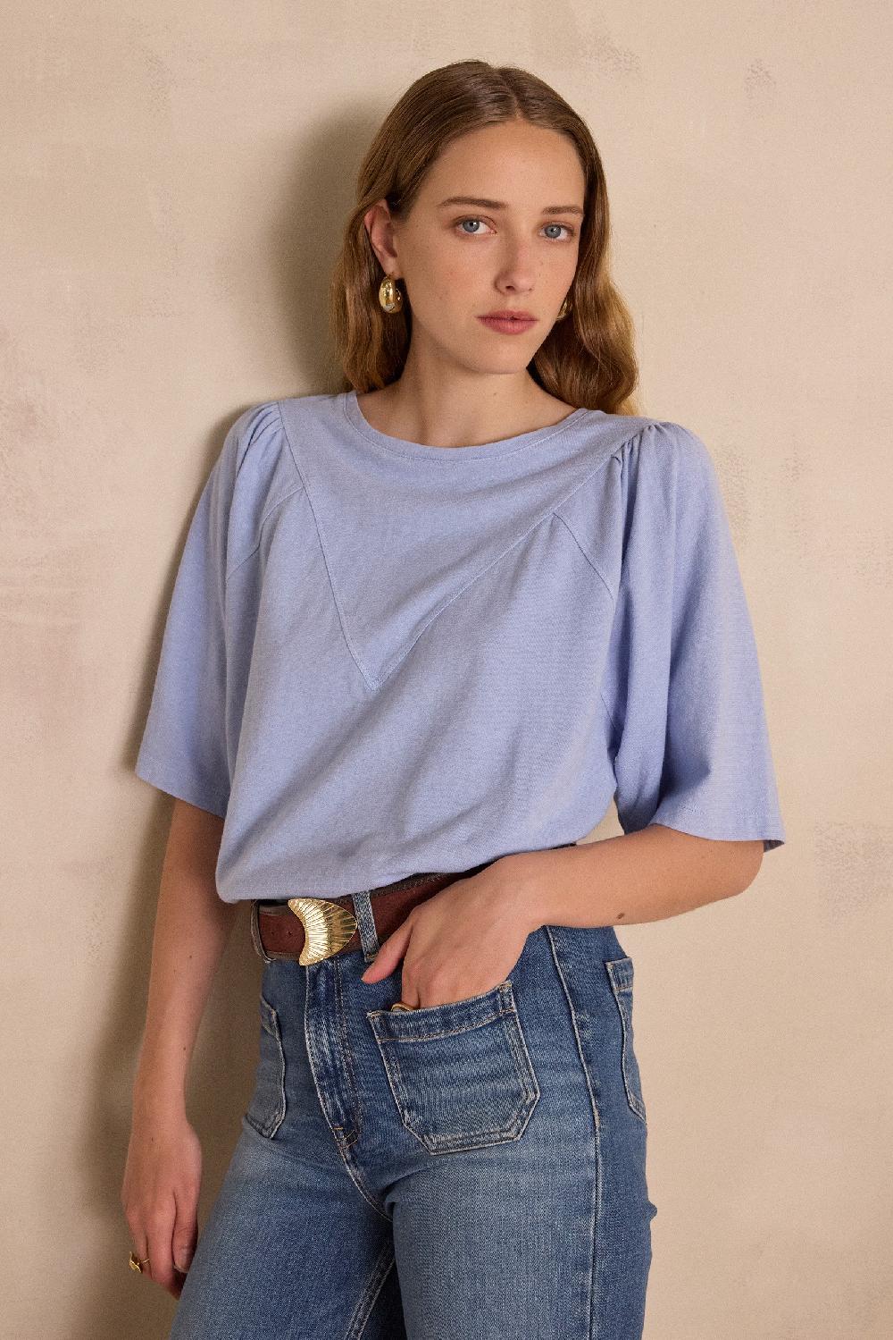 Maison 123 ANGELE T-shirt In Hemp And Cotton