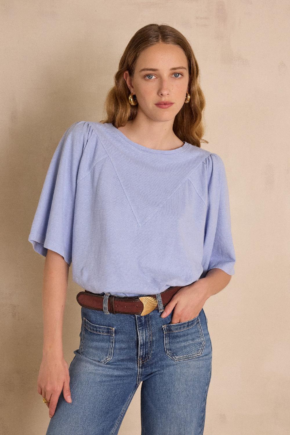 Maison 123 ANGELE T-shirt In Hemp And Cotton