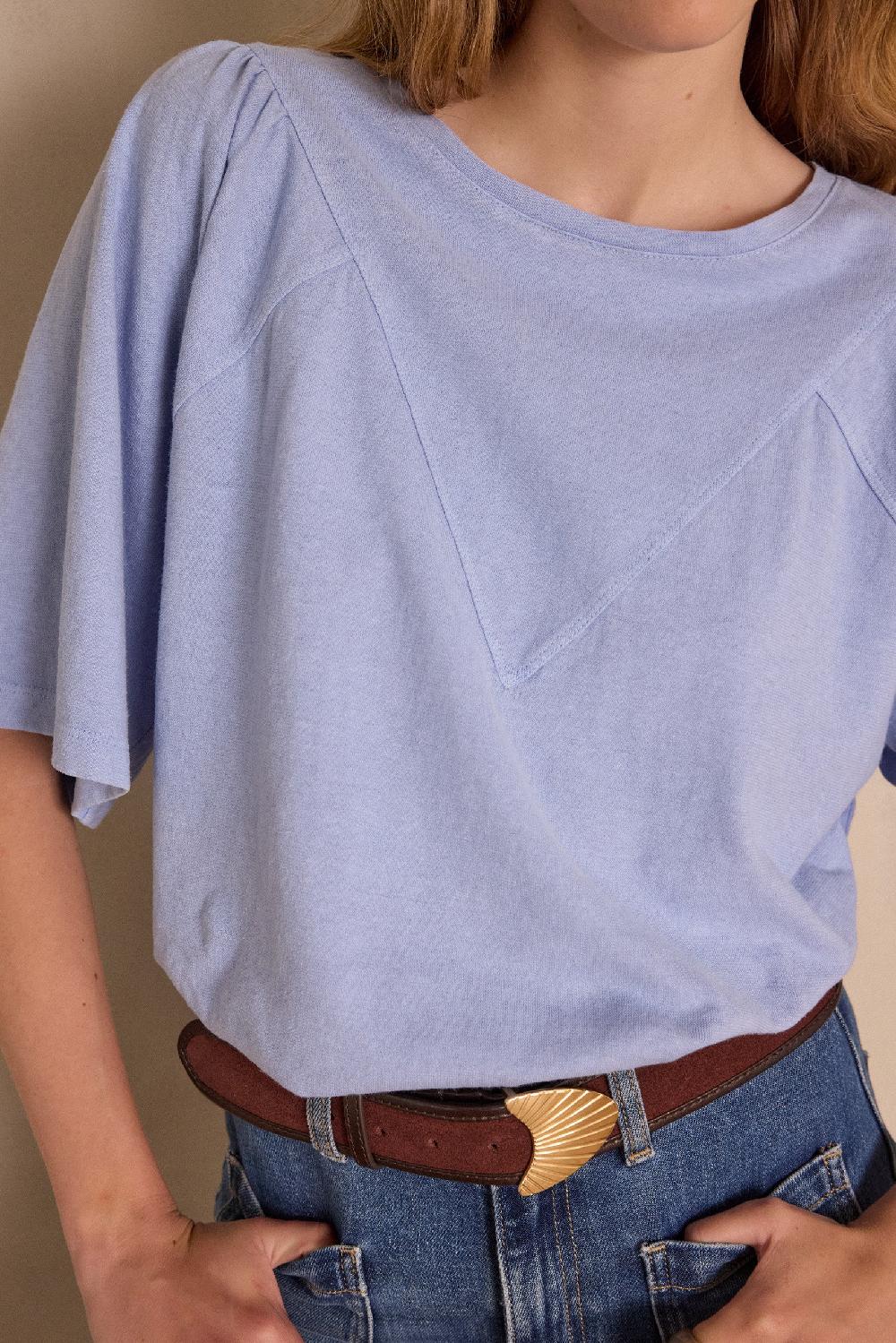 maison 123 ANGELE T-shirt in hemp and cotton