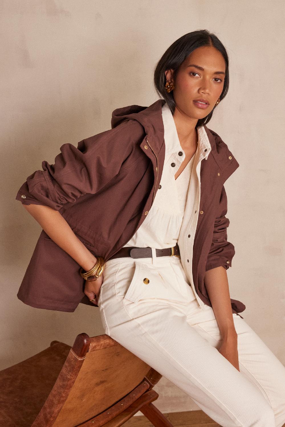 maison 123 ANNETTE short cotton parka