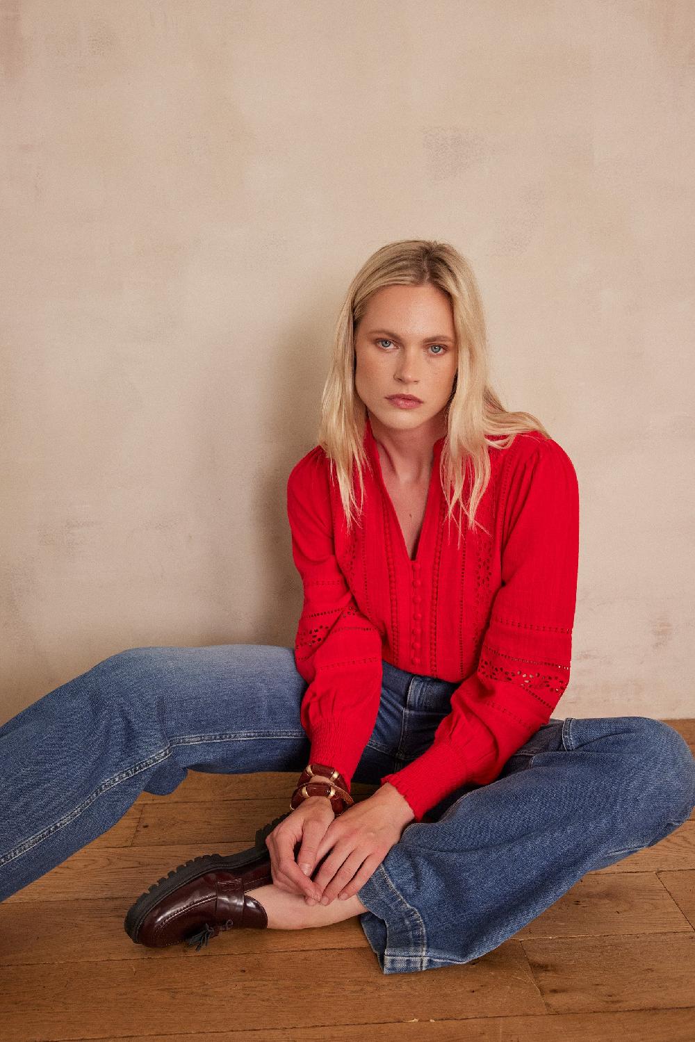 maison 123 BAILA cotton blouse