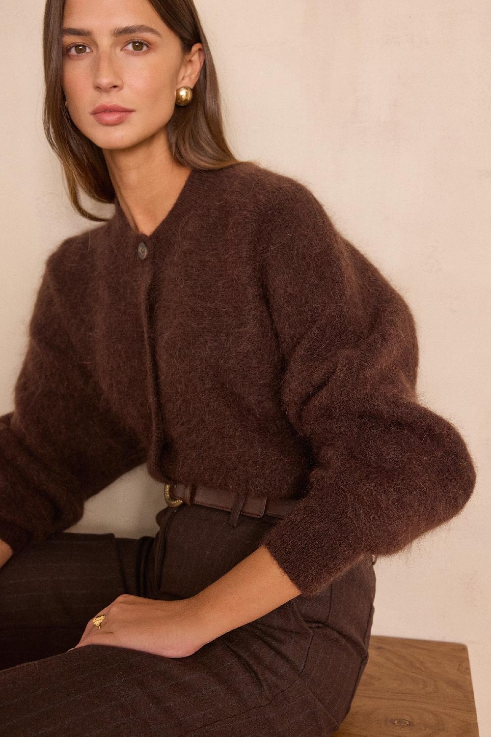 Maison 123 BAKER Cardigan In Mohair And Wool