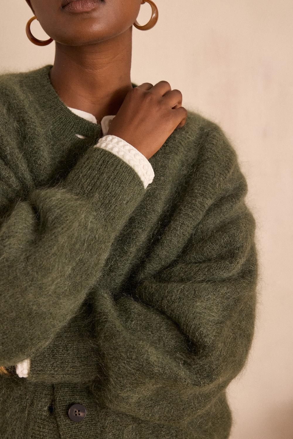 Maison 123 BAKER Mohair And Wool Cardigan