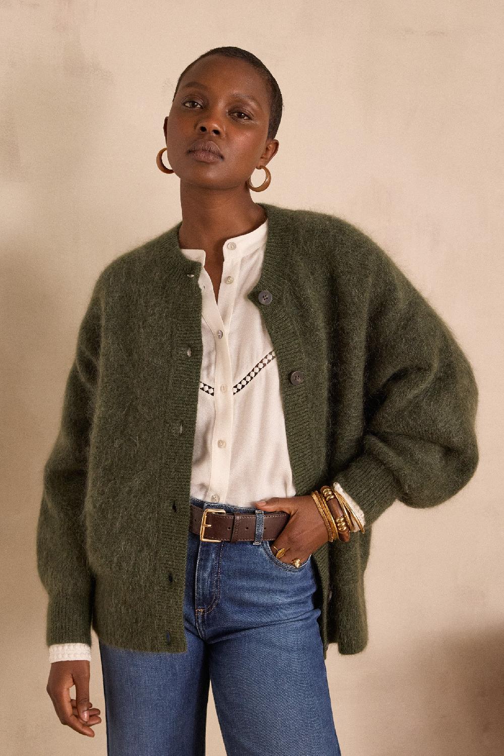 Maison 123 BAKER Mohair And Wool Cardigan