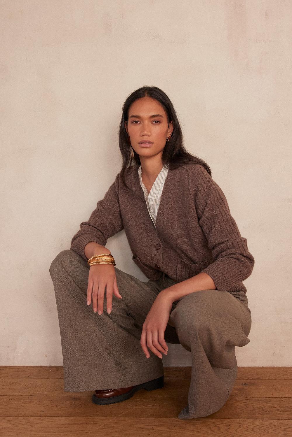 Maison 123 BALDWIN Wool Cardigan