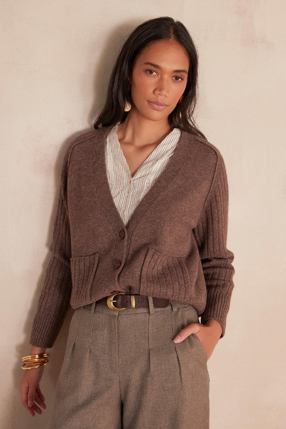 Maison 123 BALDWIN Wool Cardigan