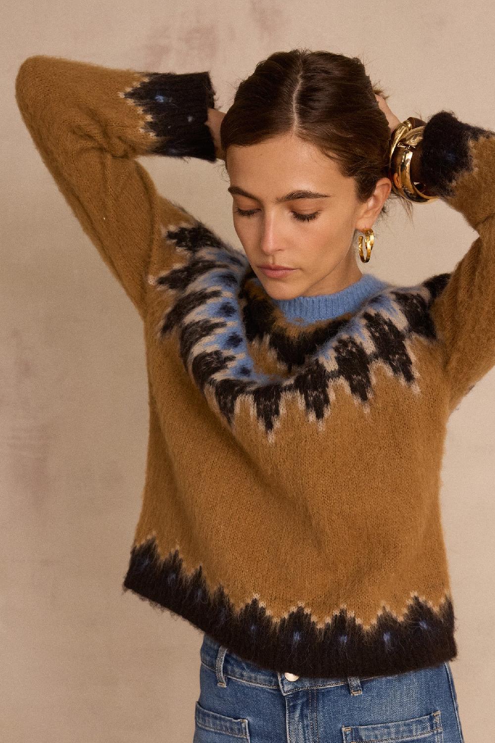 Maison 123 BALTIC Alpaca Jacquard Jumper