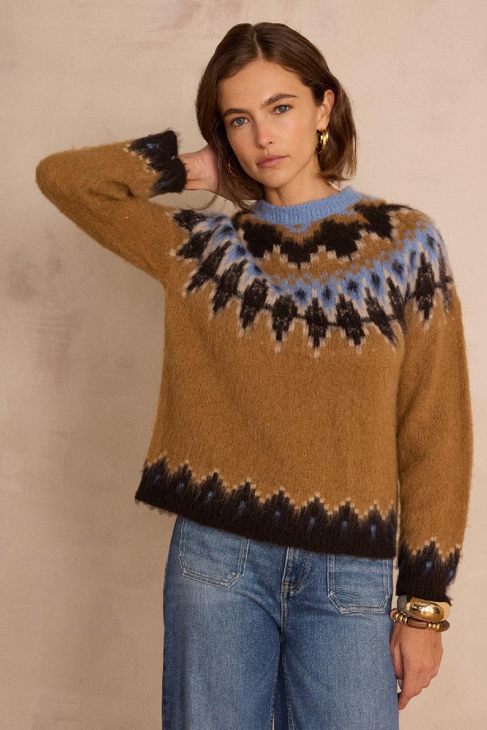 Maison 123 BALTIC Alpaca Jacquard Jumper