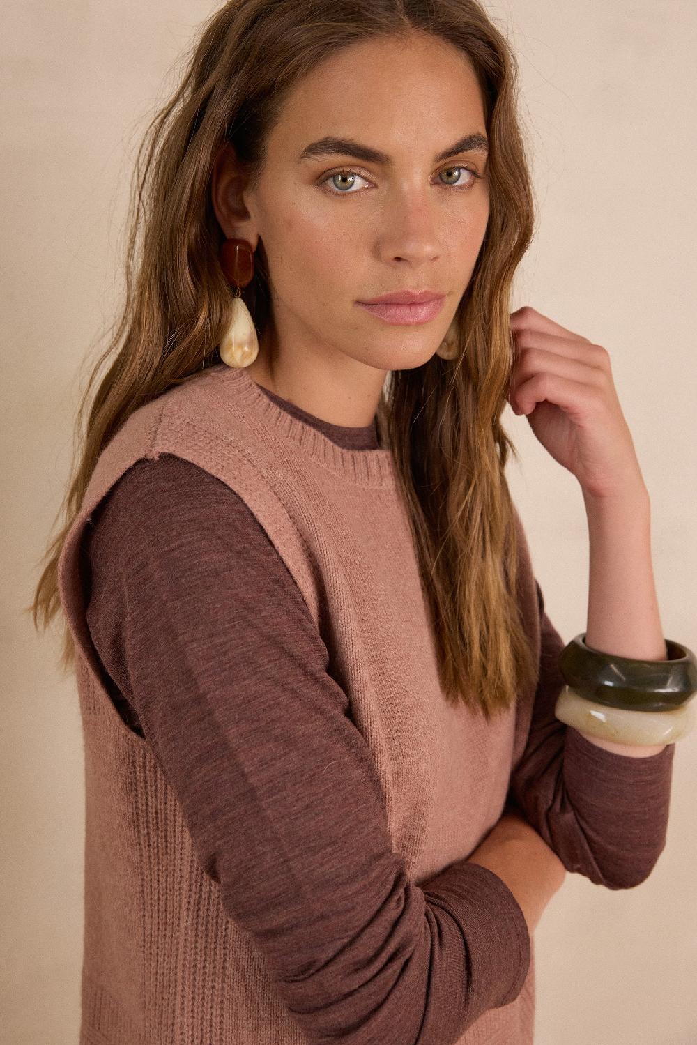 Maison 123 BARCLAY Sleeveless Jumper In Wool