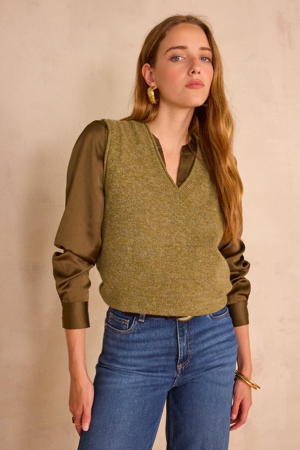 Maison 123 BASILE V-neck Jumper 100% Wool