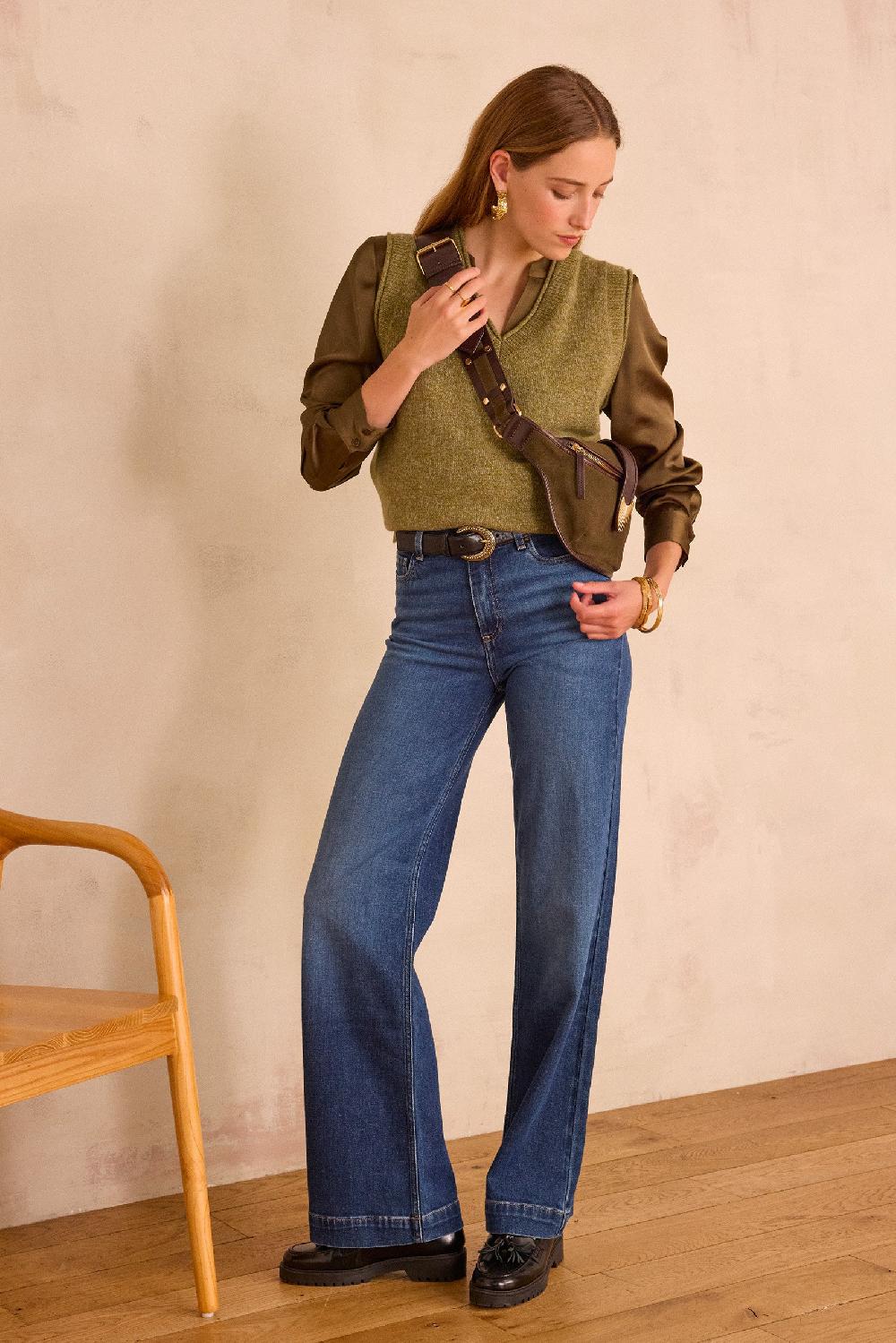 maison 123 BASILE V-neck jumper 100% wool