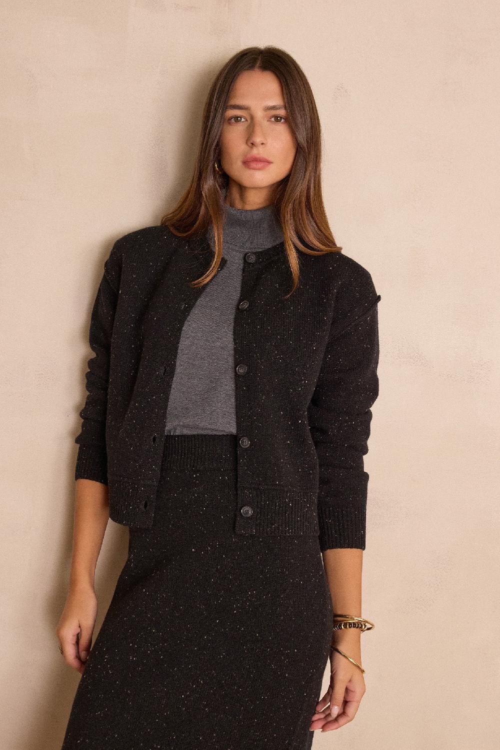 Maison 123 BAWER 100% Wool Cardigan