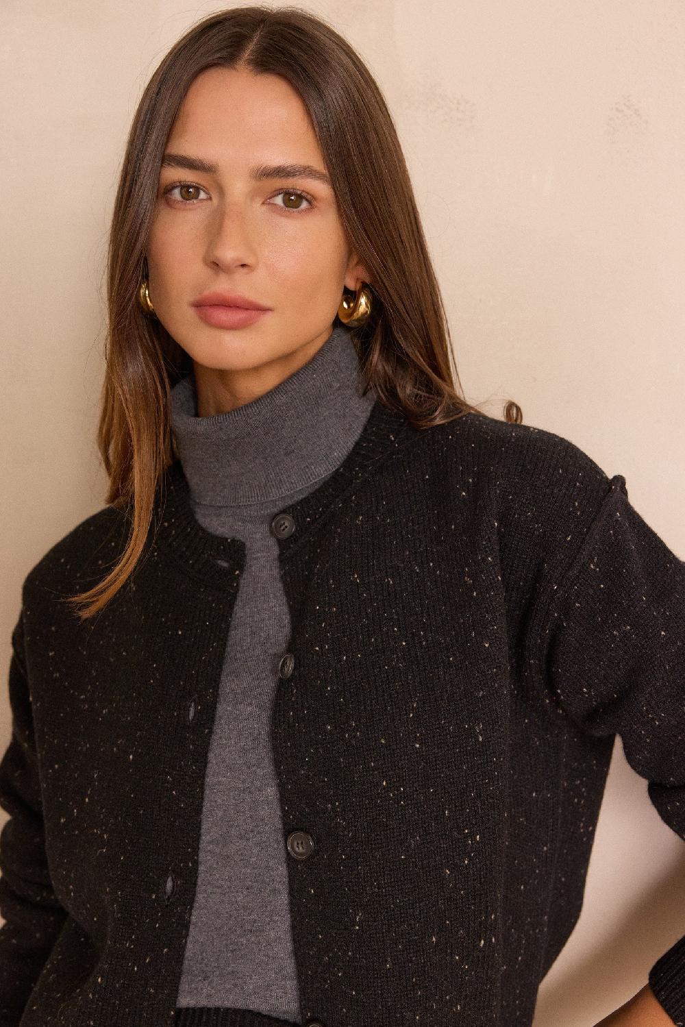 Maison 123 BAWER 100% Wool Cardigan