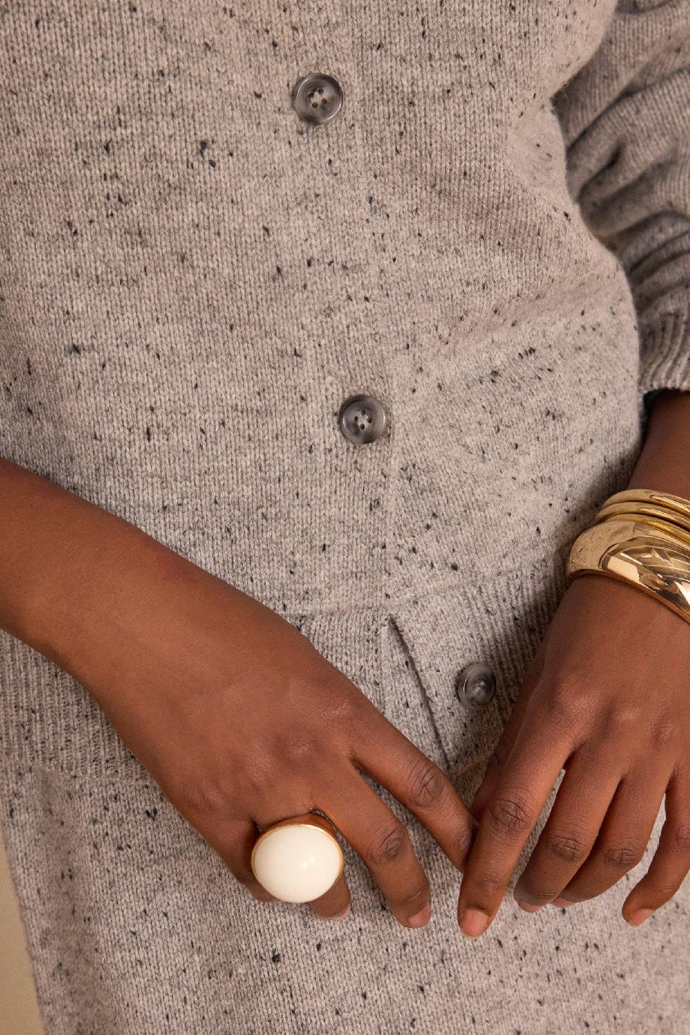 Maison 123 BAWER 100% Wool Cardigan