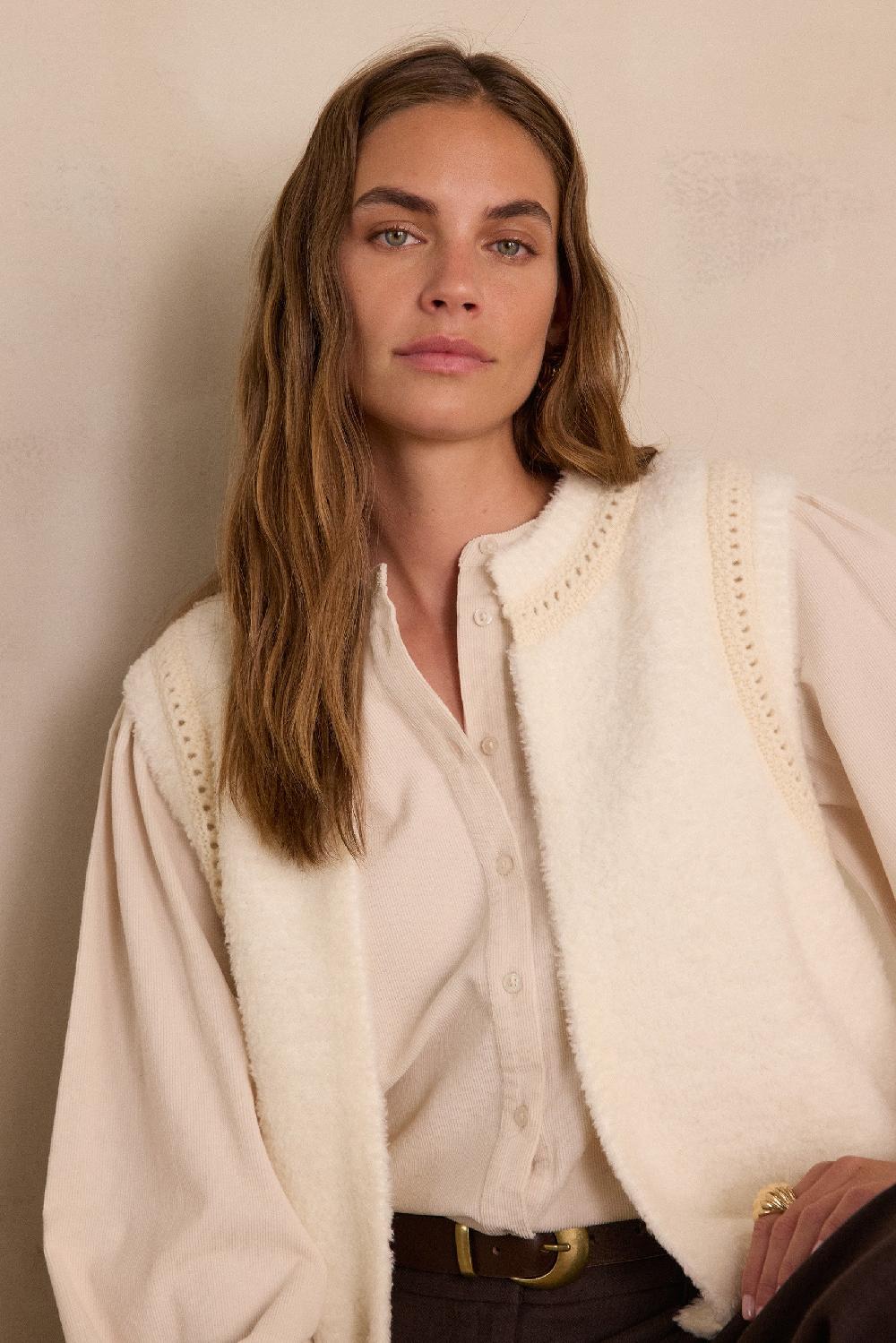 maison 123 BAYANE sleeveless wool jumper