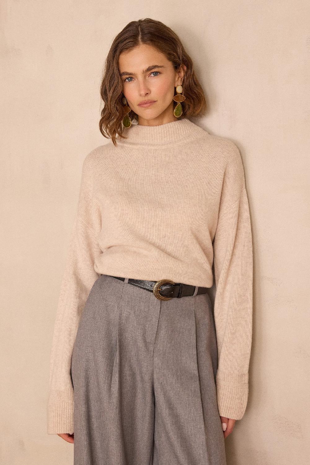 Maison 123 BEN Turtleneck Jumper In Wool