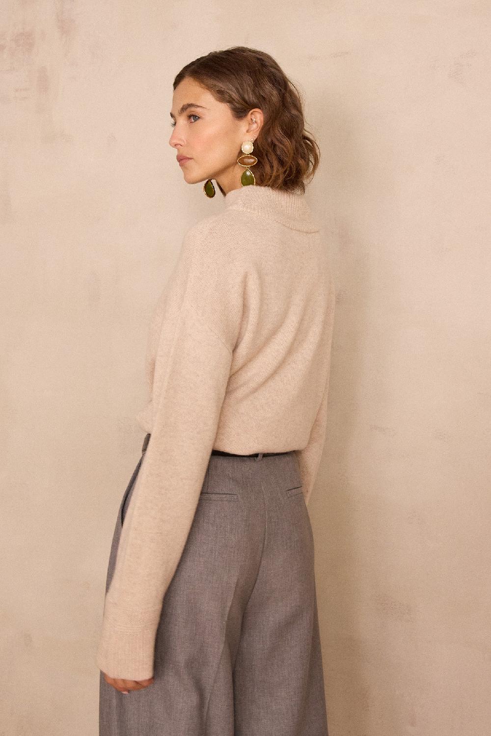 Maison 123 BEN Turtleneck Jumper In Wool
